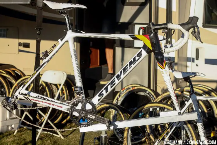 Sanne Cant’s Stevens Super Prestige from CrossVegas. © A. Reimann / Cyclocross Magazine