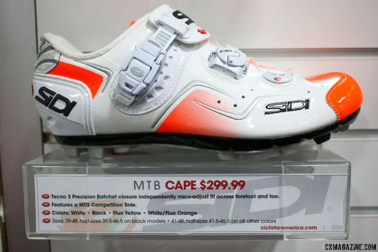 Sidi cycling shoes, Interbike 2015. © Cyclocross Magazine