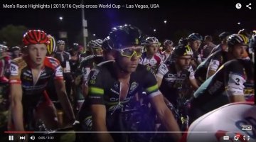 Sven Nys ready to start his last CrossVegas cyclocross race. © Cyclocross Magazine