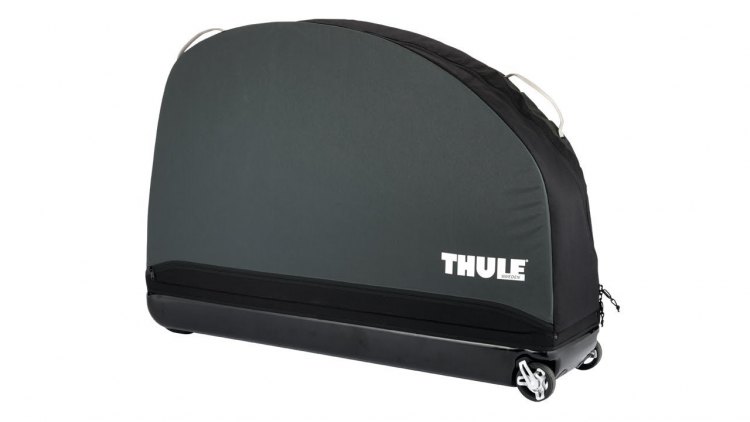 Thule's RoundTrip Pro has wheels for ease of carrying and comes complete with a bike stand inside the case for assembly. Photo from Thule