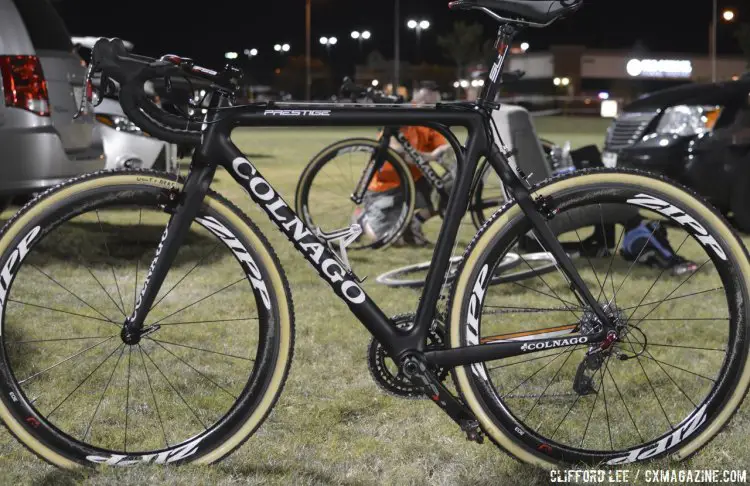 Wout van Aert's 2015 CrossVegas-winning Colnago Prestige cyclocross bike. © Cyclocross Magazine