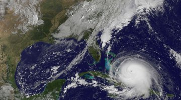 Satellite photo of Hurricane Joaquin. by NASA