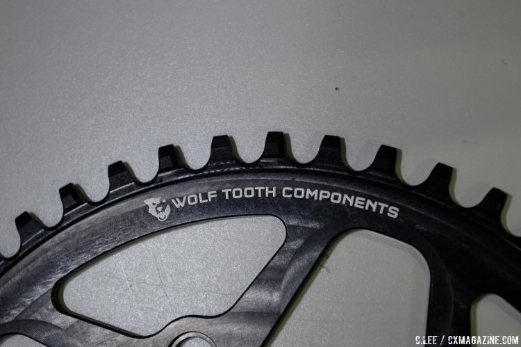 Wolf Tooth Components has been expanding its single ring offerings for most conceivable BCD and sizing combinations. © Clifford Lee / Cyclocross Magazine