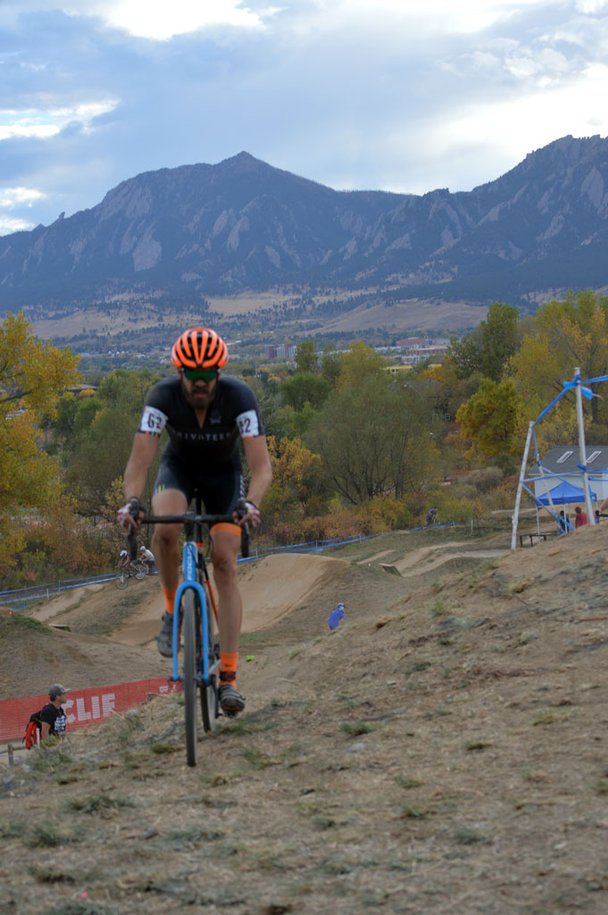 Racing in Boulder affords excellent views throughout the course. © Ali Whittier