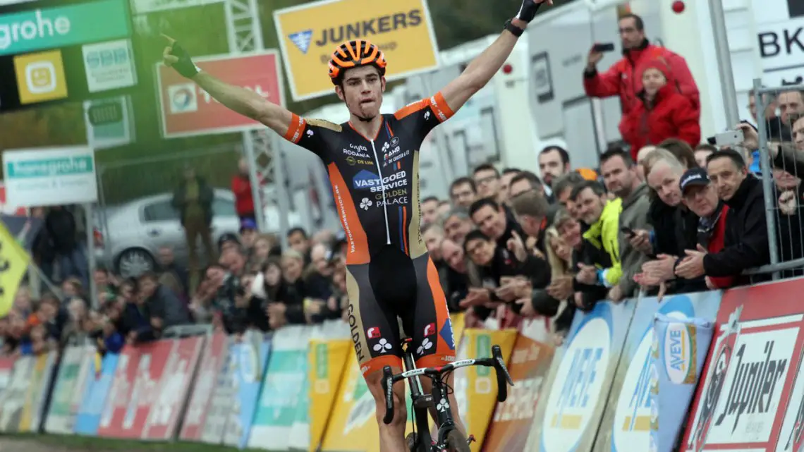 Van Aert took another victory today on the slopes of the Circuit de Spa-Francorchamps.