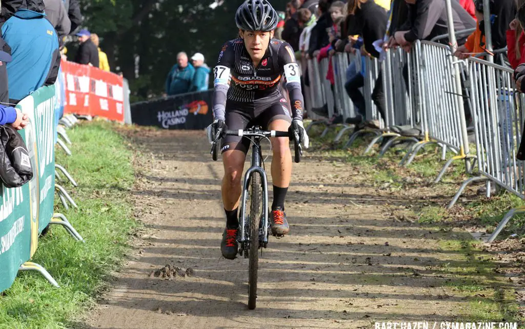 Crystal Anthony rode well at the Valkenburg World Cup, finishing in 12th place. © Bart Hazen