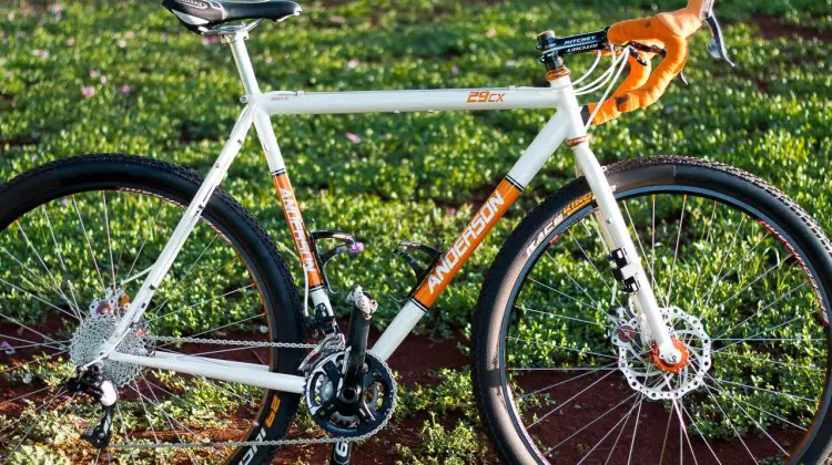 John Girmsey Jr.'s Anderson custom 29CX monster cross bike. © Cyclocross Magazine