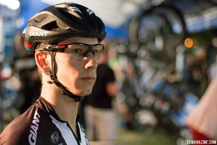 Lars van der Haar's Giant TCX Advanced cyclocross bike. CrossVegas 2015. © Cyclocross Magazine