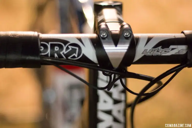 Lars van der Haar's Giant TCX Advanced cyclocross bike. CrossVegas 2015. © Cyclocross Magazine