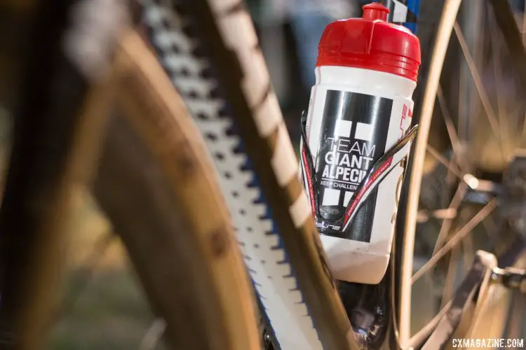 Lars van der Haar's Giant TCX Advanced cyclocross bike. CrossVegas 2015. © Cyclocross Magazine