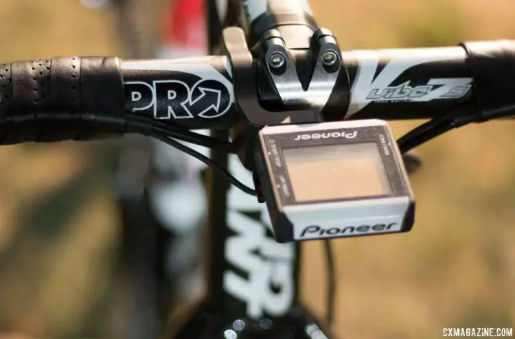 Lars van der Haar's Giant TCX Advanced cyclocross bike. CrossVegas 2015. © Cyclocross Magazine