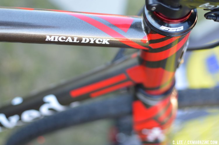 Just in case you were wondering whose bike it was. © Cyclocross Magazine