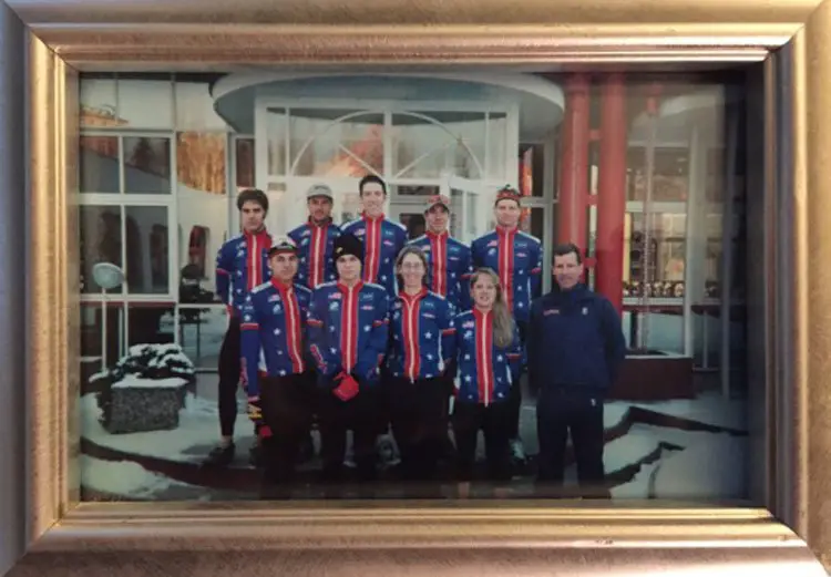 The U.S. National Team at the 2001 Cyclocross World Championships in Tabor, Czech Republic. © Aaron Menenberg