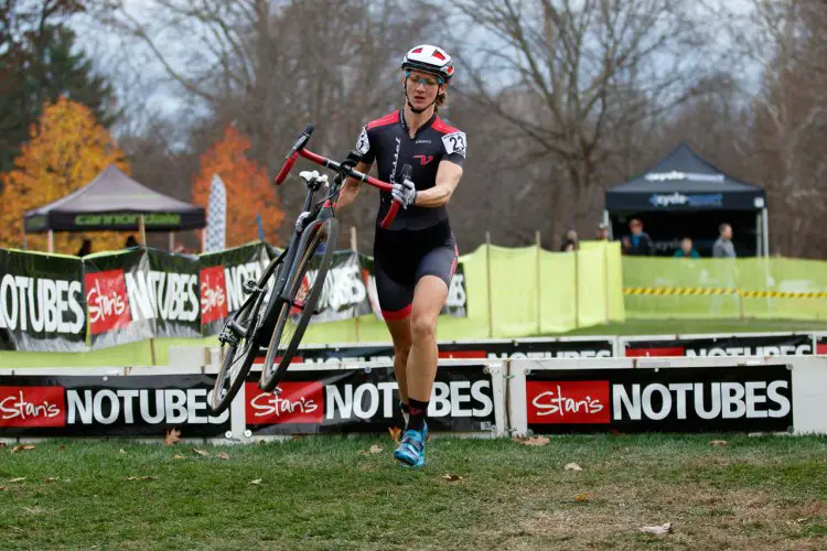 Cassie Maximenko's UCI winning streak ended with today's fifth-place finish. Photo by Todd Prekaski