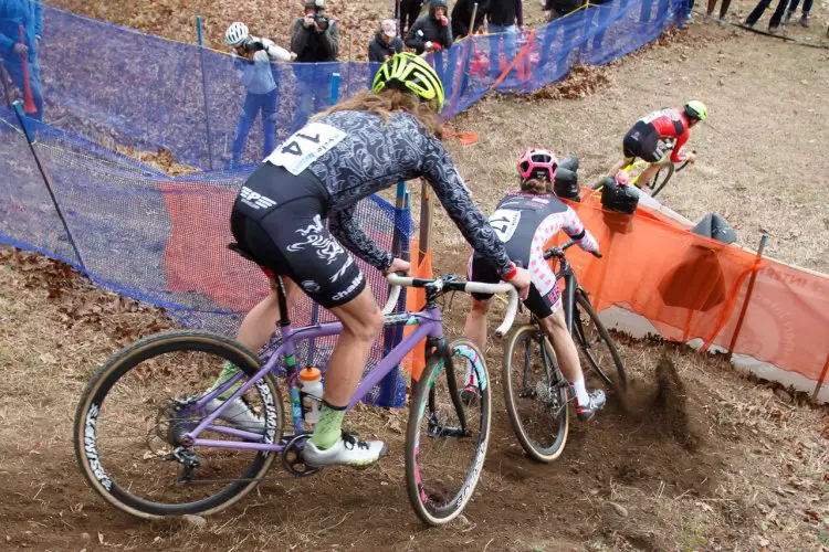 Anthony Clark heads through the pro-only descent. Photo by Todd Prekaski