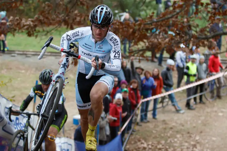 Adam Myerson, founder of the race 25 years ago, and President of the Verge New England Cyclo-cross Series presented by Cycle-Smart and Stan's NoTubes. Photo by Todd Prekaski