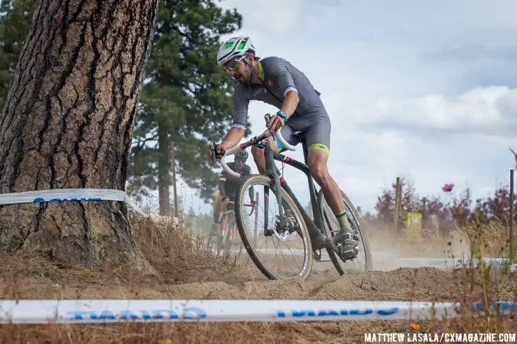 Chris Jones on the final lap on the way to a win. © Matthew Lasala