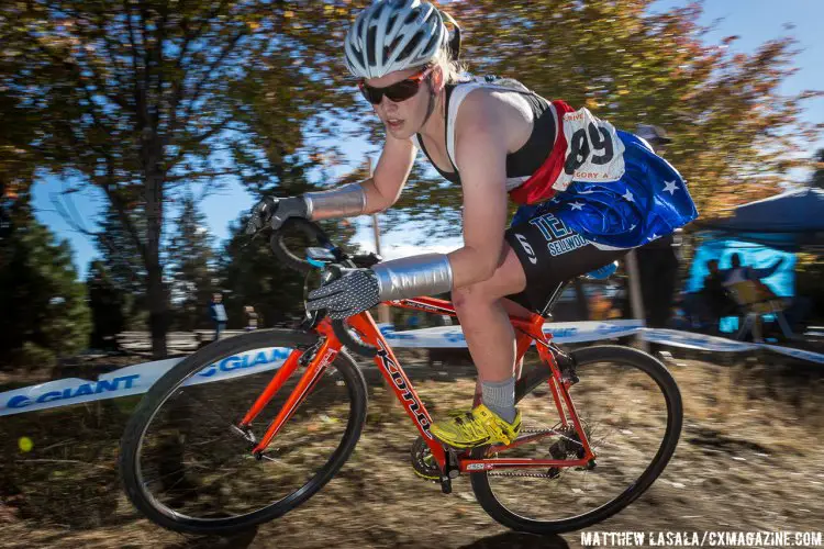 Clara Honsinger (Team S + M) took over the lead after a few laps and never looked back on her way to victory. © Matthew Lasala