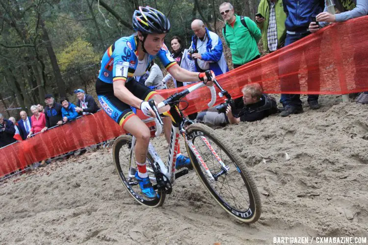 Sanne Cant has been on a tear lately, winning the European Cyclocross Championships, and the Superprestige the next day. © Bart Hazen