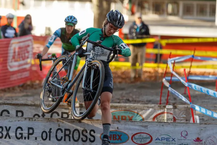 Bowman and Wright through the barriers. © Todd Prekaski