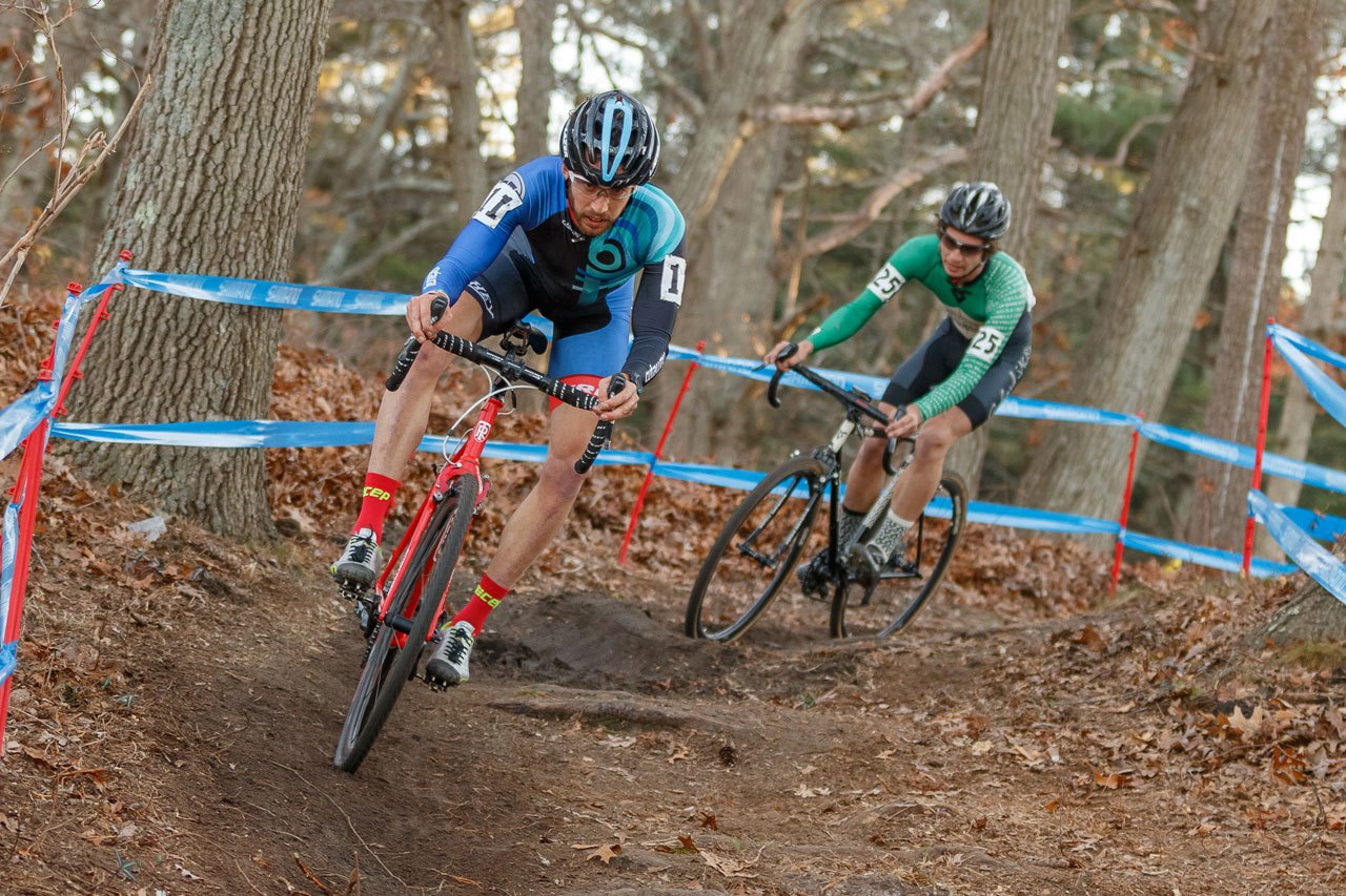 Ben Frederick (left) raced near the front of the domestic UCI scene in 2015. 2015 NBX Grand Prix. © Todd Prekaski