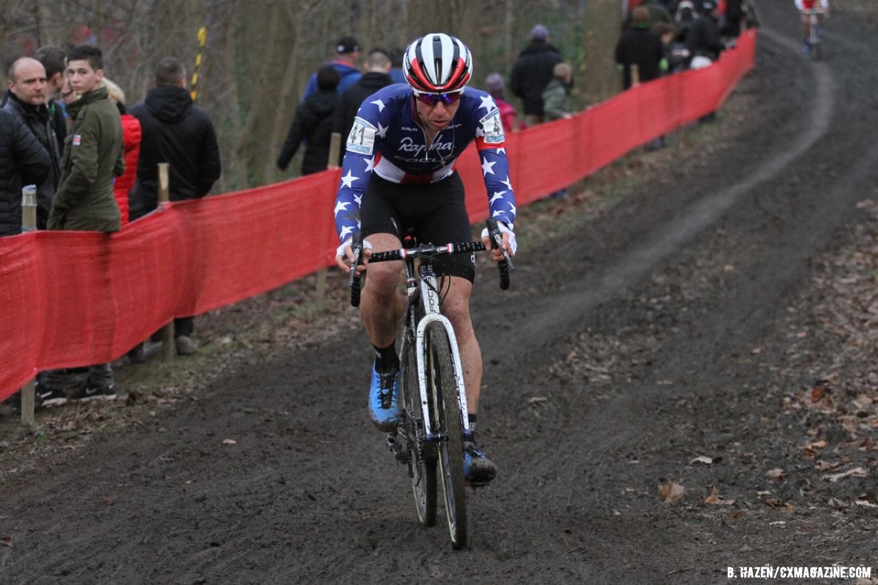 Jeremy Powers on Course at Namur. © Bart Hazen