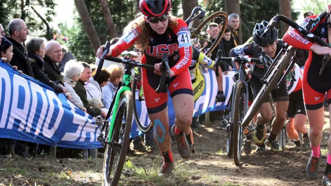 Emma White on course at Zolder. © Bart Hazen