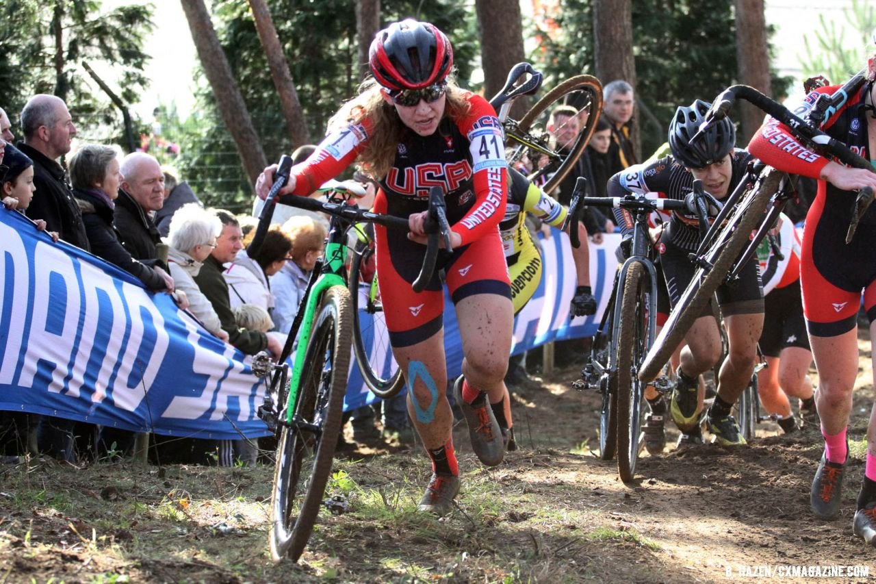 Emma White on course at Zolder. © Bart Hazen