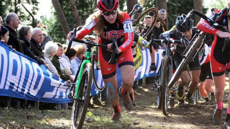 Emma White on course at Zolder. © Bart Hazen