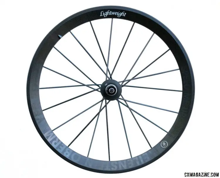 Lightweight Meilenstein Obermayer tubular wheels. 540g for the rear wheel, 960g for the pair. © Cyclocross Magazine