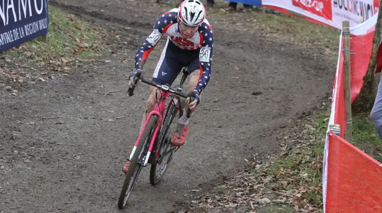 Logan Owen was the top American rider at Namur. © Bart Hazen