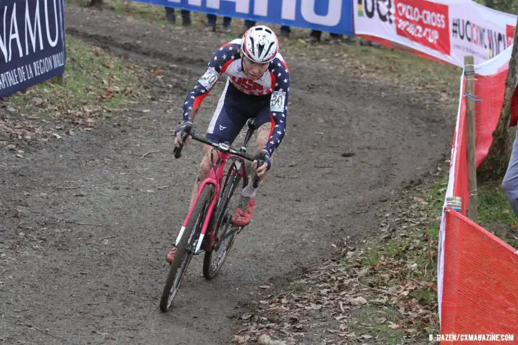 Logan Owen was the top American rider at Namur. © Bart Hazen