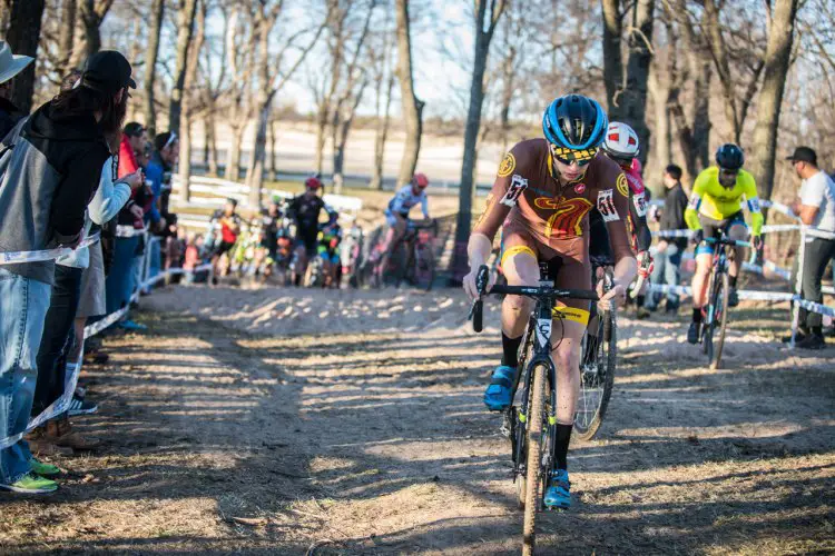 Taylor Squillachi took the holeshot on day two of Ruts 'n Guts. © Andy Chasteen