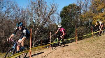 The Highlander Cup Cross race features a numer of off camber sections and punchy climbs. Not to mention two sets of stairs. © Bo Bickerstaff