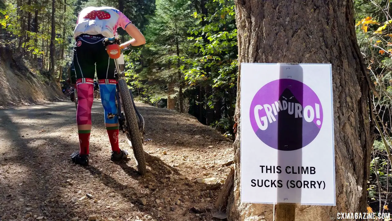 The 2015 Grinduro combined gravel, enduro racing, and a whole lot of suffering and scenery. We expect to see more of these types of events in the future. © Cyclocross Magazine