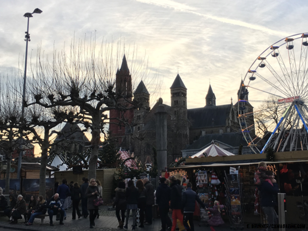 On Tuesday some of the riders rode the train to Maastricht to shop and see the Christmas festival. © Eric Brunner