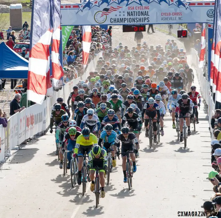 2016 Singlespeed Cyclocross National Championships - 152 Starters. © Cyclocross Magazine