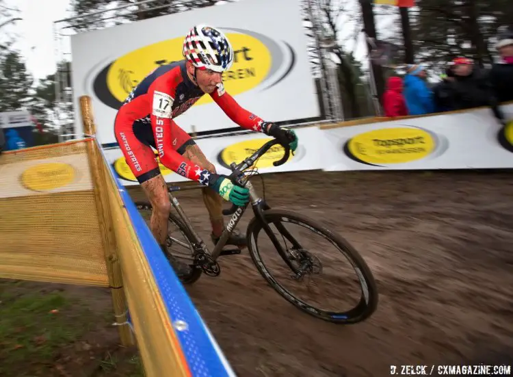 Gage Hecht on his way to 12th. © Danny Zelck / Cyclocross Magazine