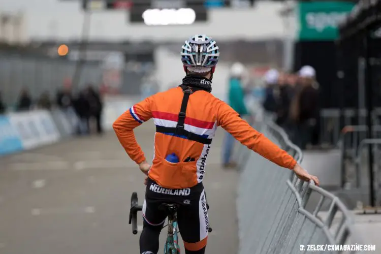 Course inspection. 2016 Zolder World Championships. © D. Zelck / Cyclocross Magazine