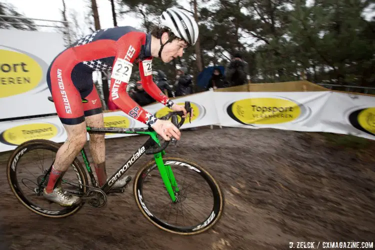 Michael Owens on his way to finish 46th. © Danny Zelck / Cyclocross Magazine