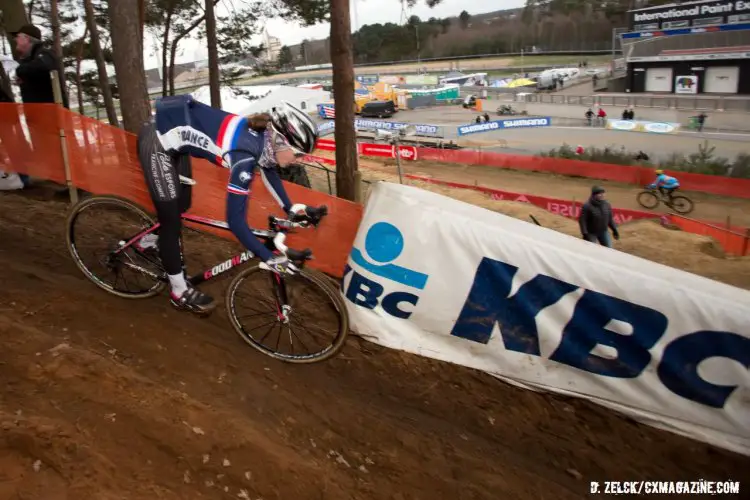 Course inspection. 2016 Zolder World Championships. © D. Zelck / Cyclocross Magazine