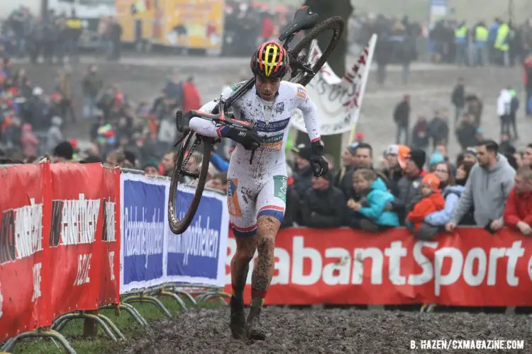 Wout van Aert. 2016 World Cup Hoogerheide. © Bart Hazen