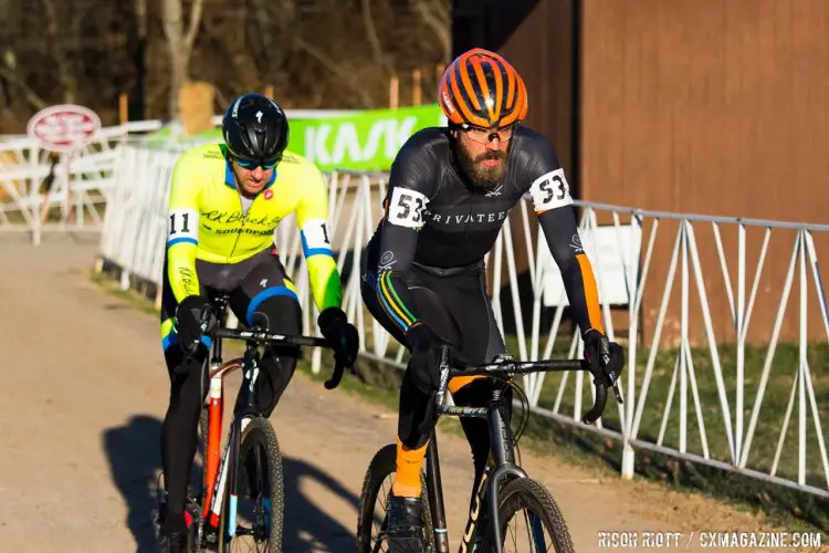 Spencer Whittier and Chris Drummond. © R. Riott / Cyclocross Magazine