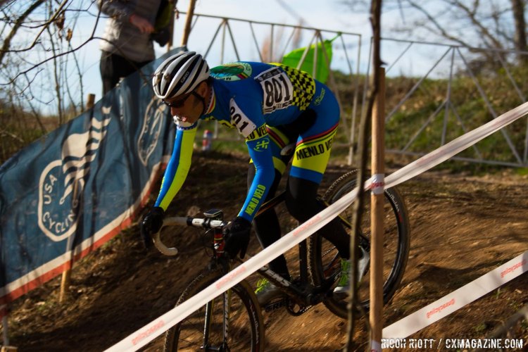 George Smith rode well for second place. © R. Riott / Cyclocross Magazine