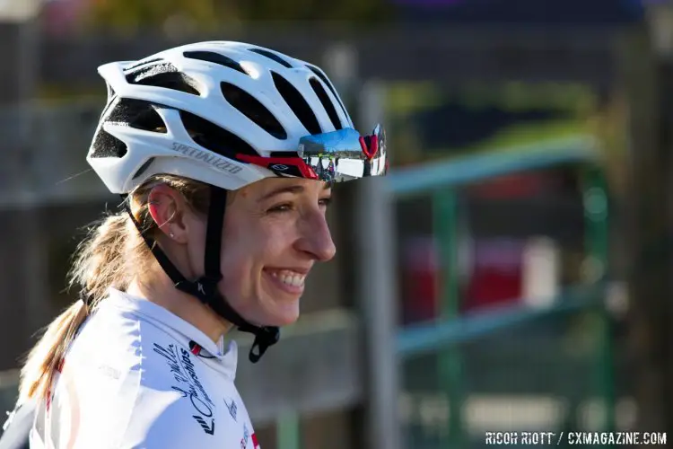 Melinda McCutcheon as a National Champion. © R. Riott / Cyclocross Magazine