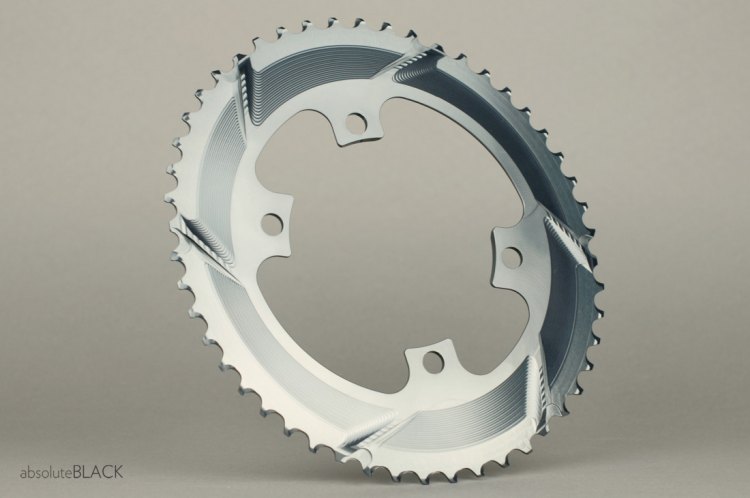 Absoluteblack's new Road Oval chainrings. Photo courtesy: Absoluteblack