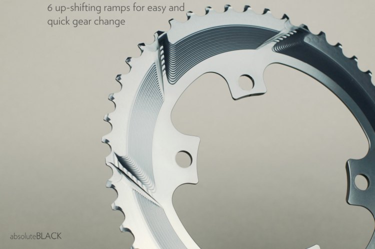 Absoluteblack's new Road Oval chainrings. Photo courtesy: Absoluteblack