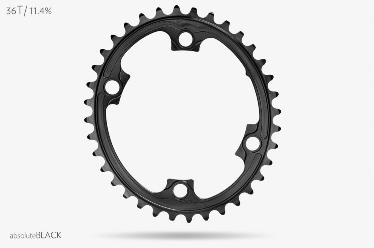 Absoluteblack's new Road Oval chainrings. Photo courtesy: Absoluteblack