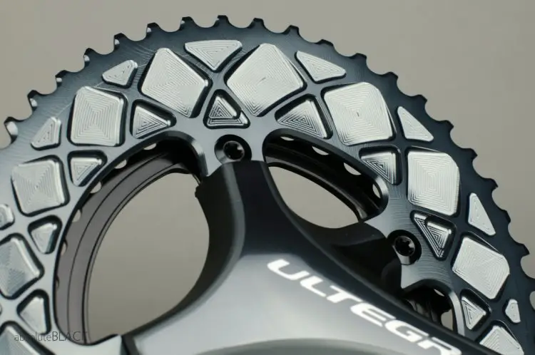 Absoluteblack's new Road Oval chainrings. Photo courtesy: Absoluteblack