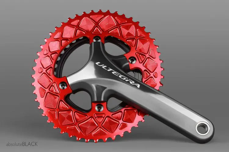 Absoluteblack's new Road Oval chainrings. Photo courtesy: Absoluteblack